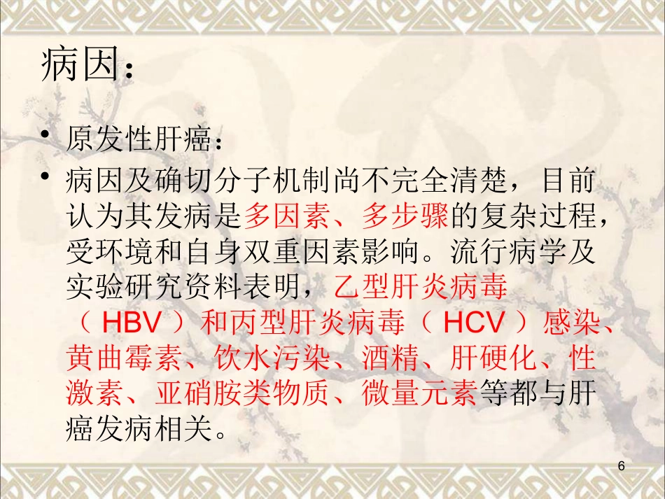 肝癌疾病查房新课件最新版_第6页