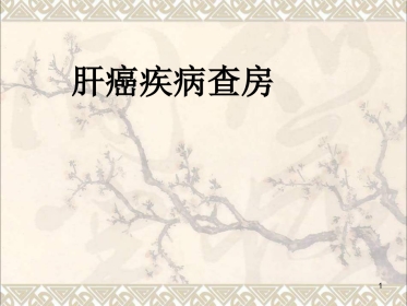 肝癌疾病查房新课件最新版