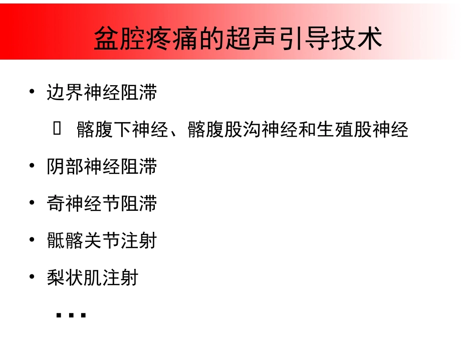 超声引导下盆腔疼痛的介入治疗_第6页