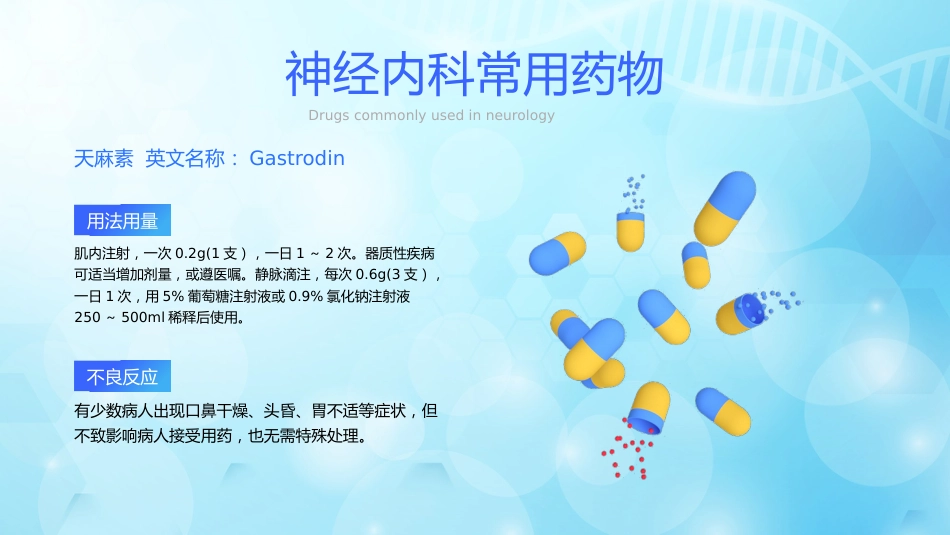 神经内科常用药物解析_第12页