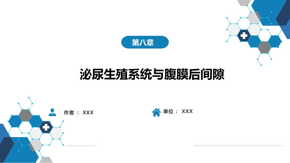 第八章 泌尿生殖系统与腹膜后间隙 第一节 泌尿系统_第1页