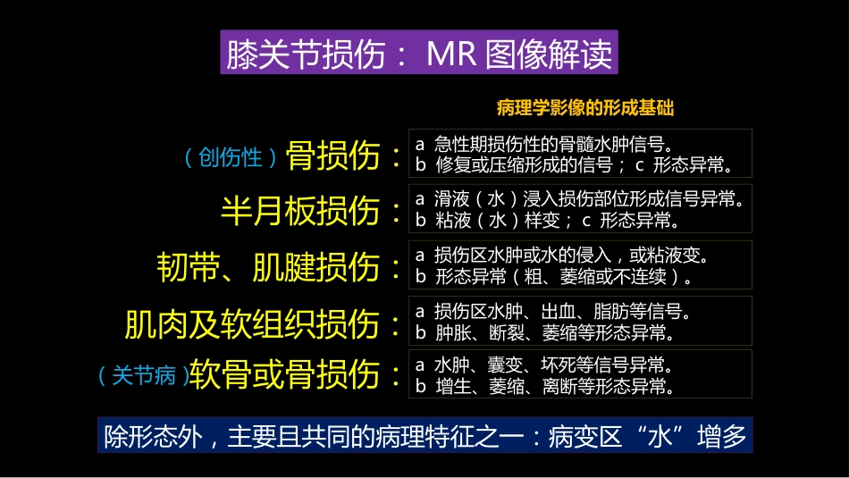 膝关节损伤：MR图像解读_第11页