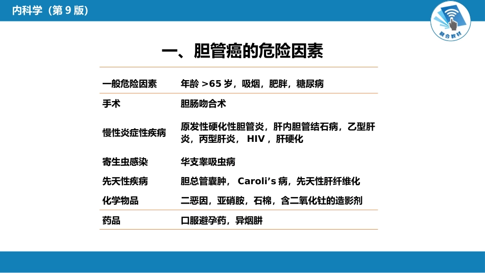 消化内科：胆道系统肿瘤_第10页