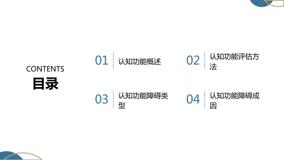 认知功能和认知功能障碍专题培训课件_第2页