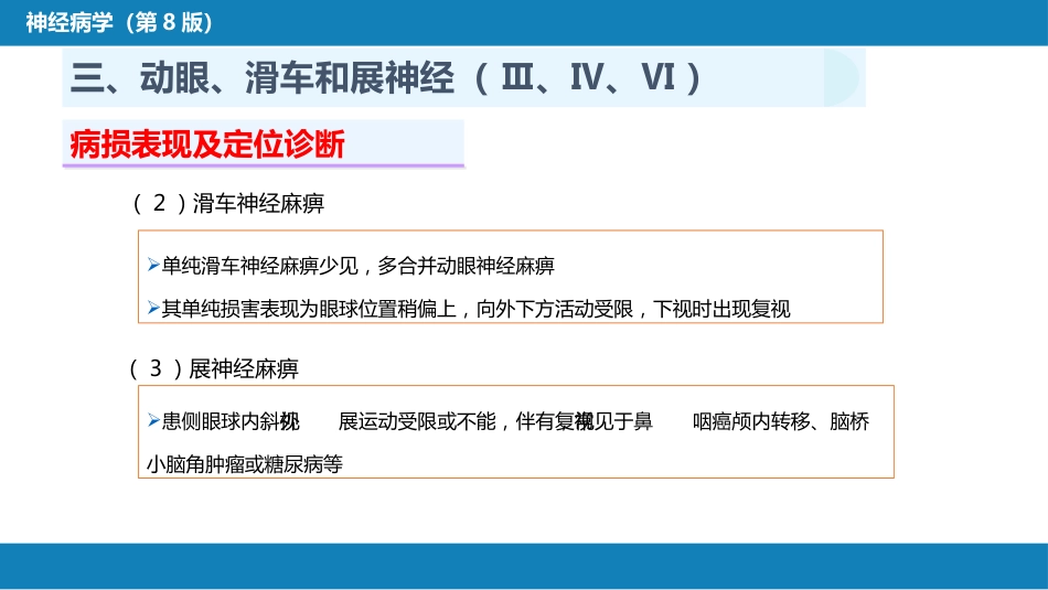 第二章 神经系统的解剖、生理及病损的定位诊断（3）_第13页