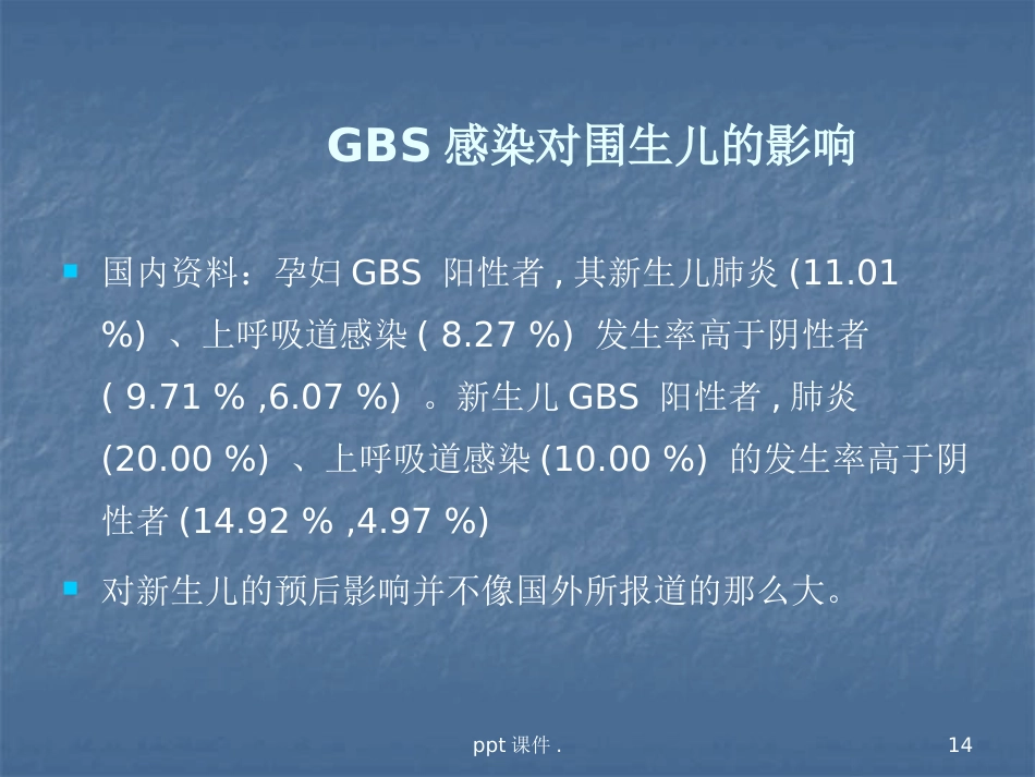 B族链球菌感染对母儿的影响ppt课件_第14页