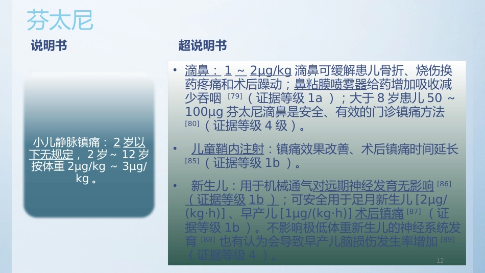 儿童常用麻醉药超说明书用药-PPT_第12页