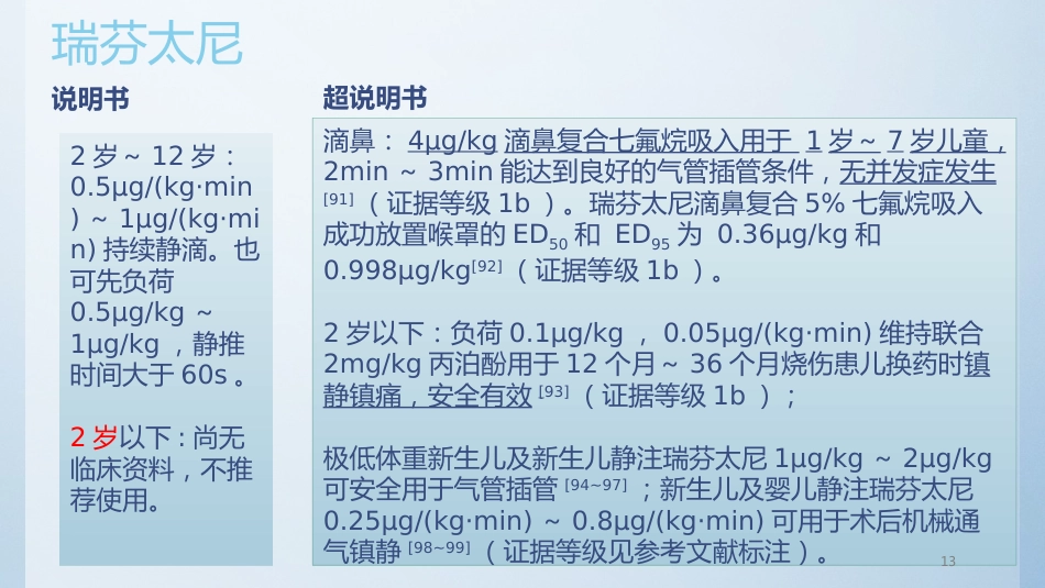 儿童常用麻醉药超说明书用药-PPT_第13页