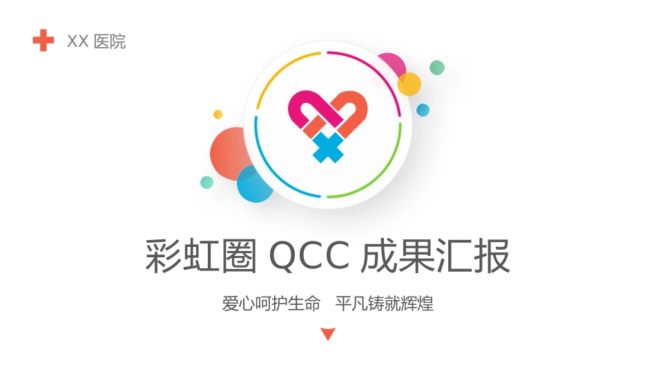 医院彩虹圈QCC成果汇报_第1页