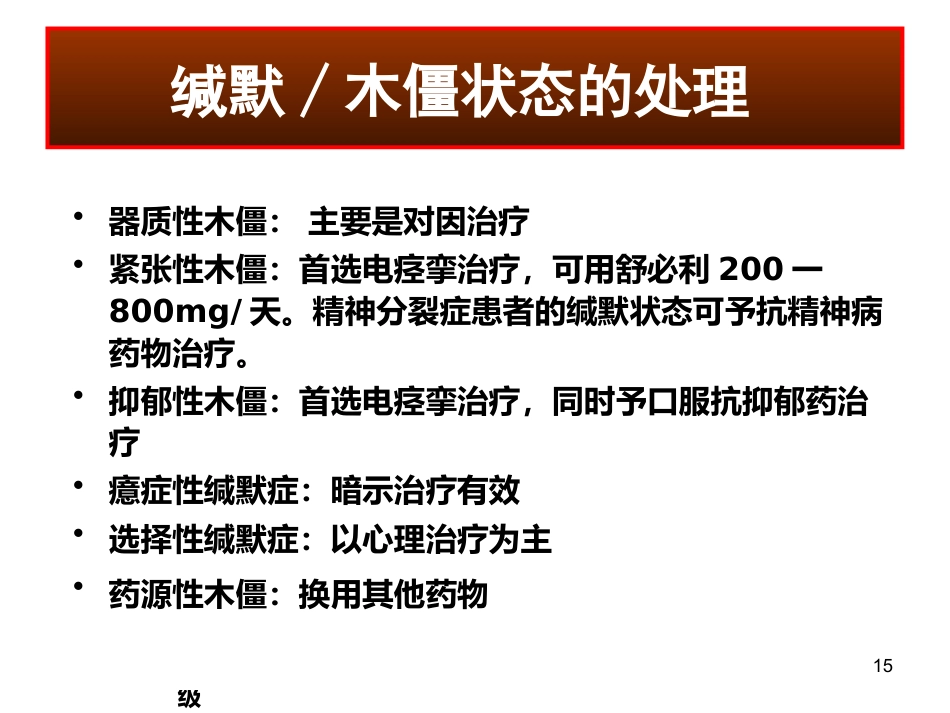 精神科常见急诊的处理及危机干预 ppt课件_第15页