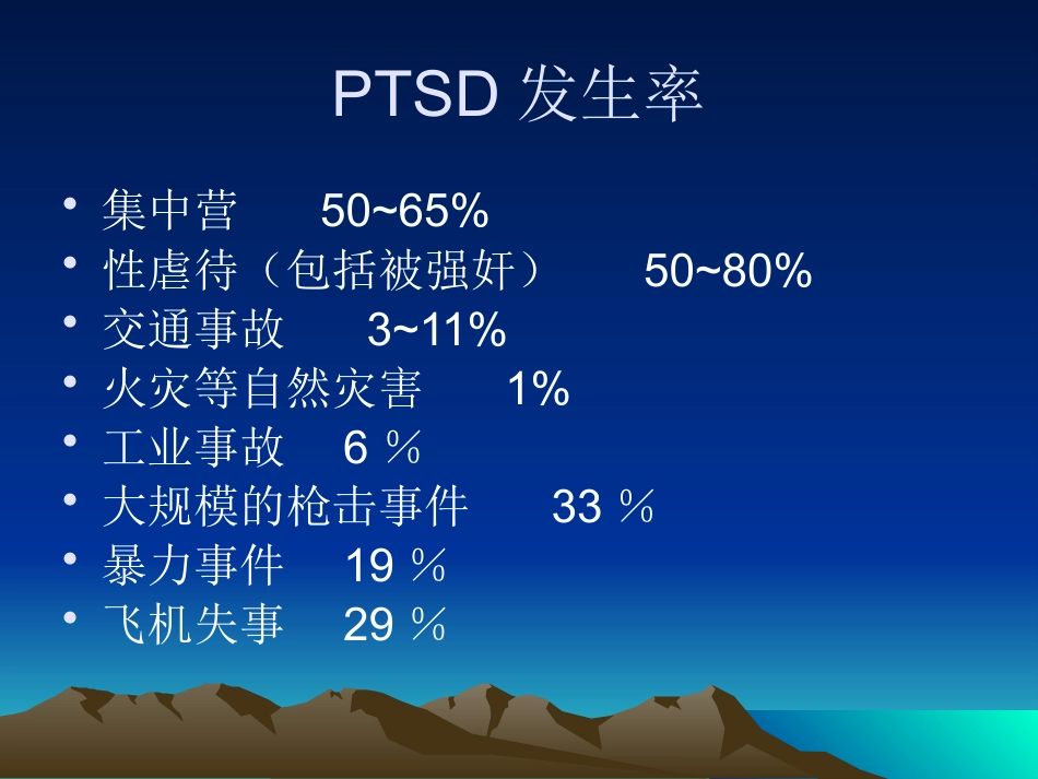 PTSD创伤后应激障碍及其治疗_第5页