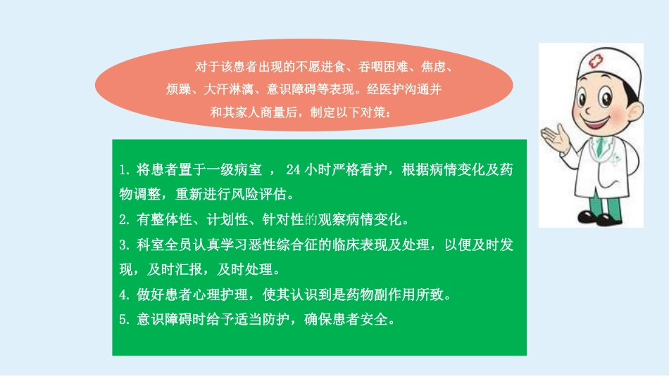 话案例共分享之一例精神分裂症患者恶性综合征的早期发现_第13页