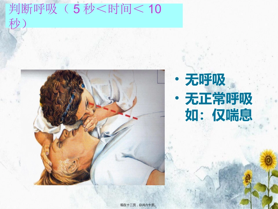 成人儿童婴儿心肺复苏心肺复苏_第12页