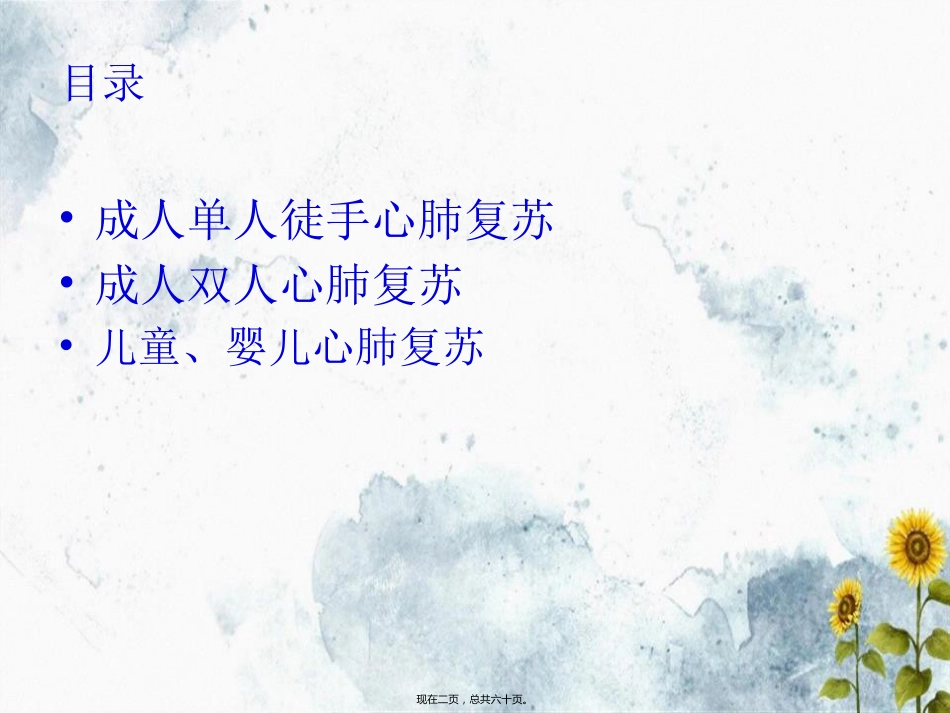 成人儿童婴儿心肺复苏心肺复苏_第2页