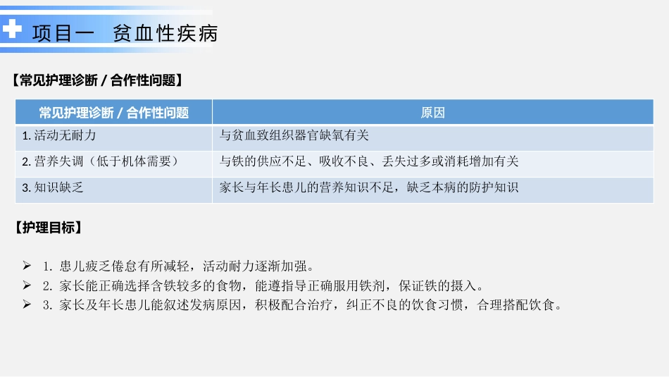 血液系统疾病患儿的护理_第10页