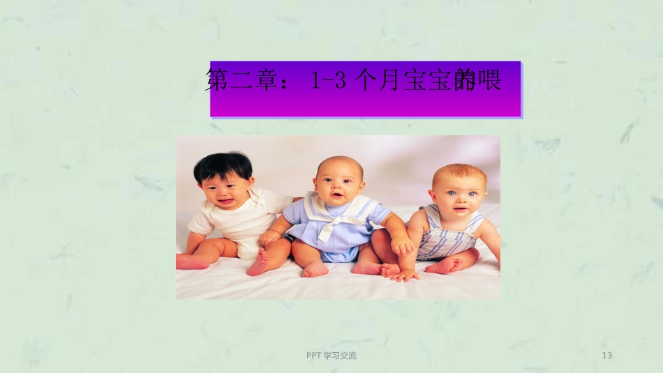 0-3岁宝宝喂养ppt课件_第13页