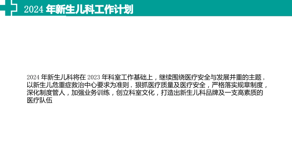 2024年新生儿科工作计划_第3页