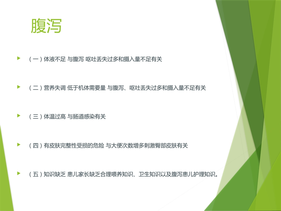 儿科常见护理诊断及措施医学PPT_第10页