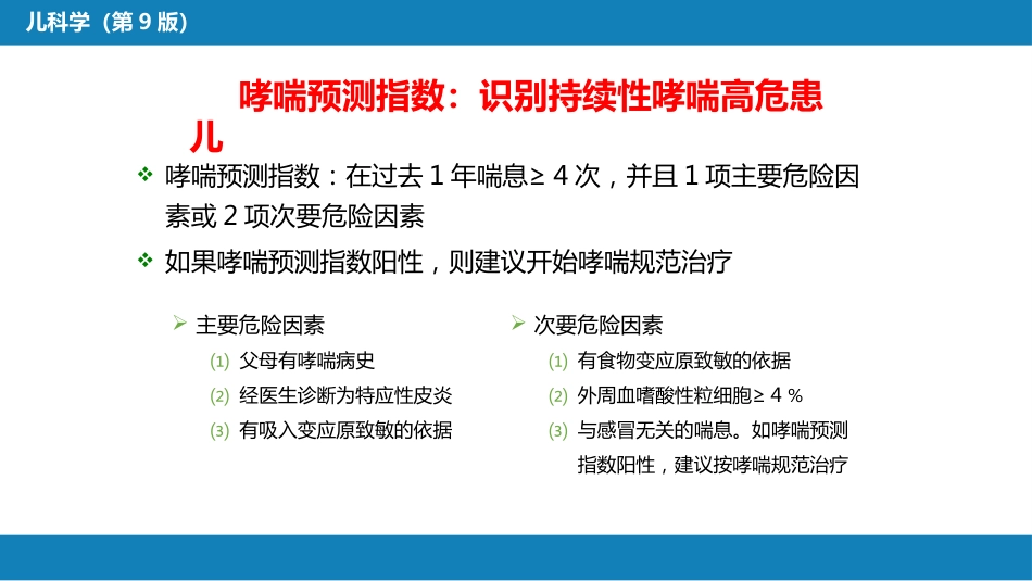 第十章 呼吸系统疾病 第六节 支气管哮喘_第15页