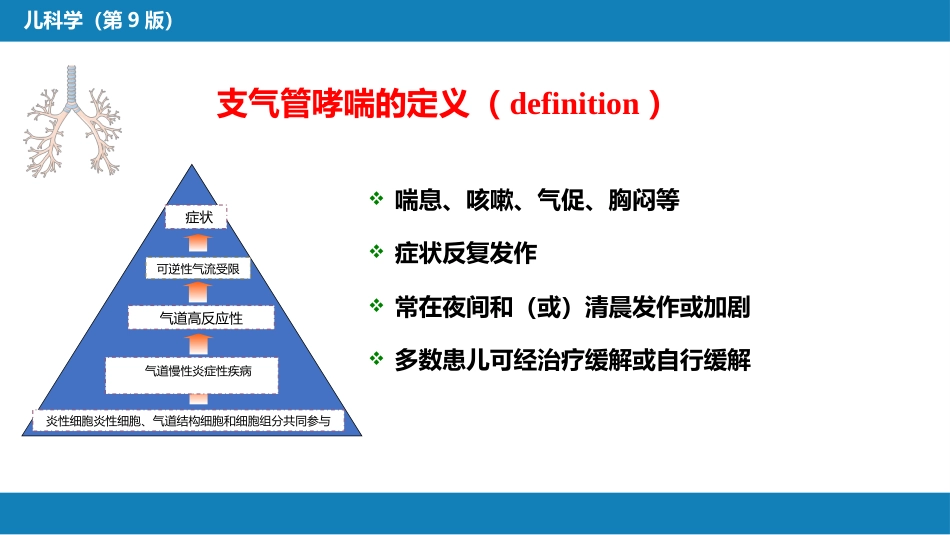第十章 呼吸系统疾病 第六节 支气管哮喘_第5页