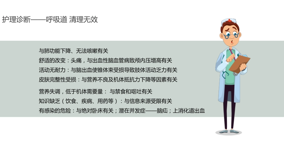 脑出血个案护理查房2_第11页