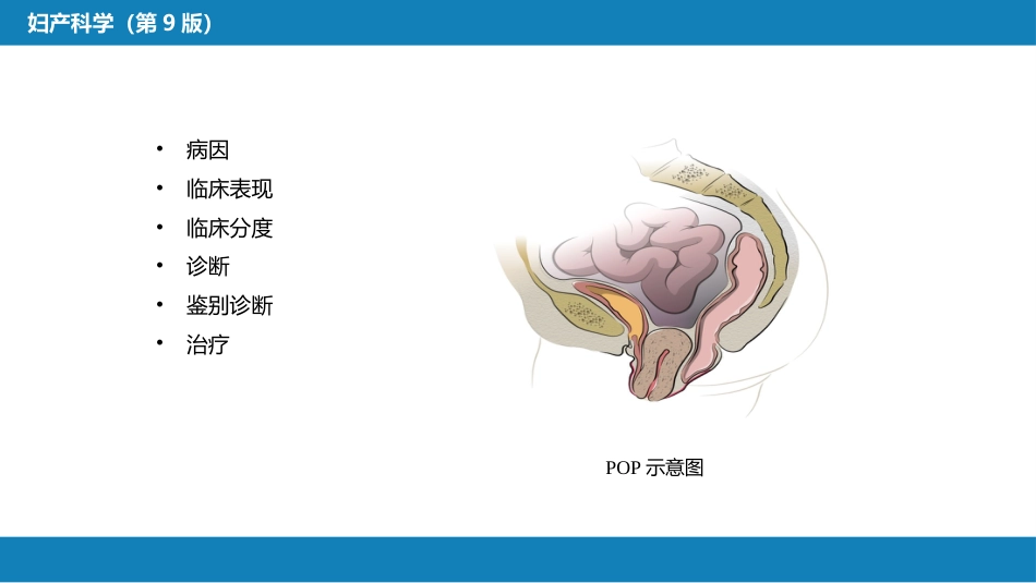 盆底功能障碍性及生殖器损伤疾病._第9页