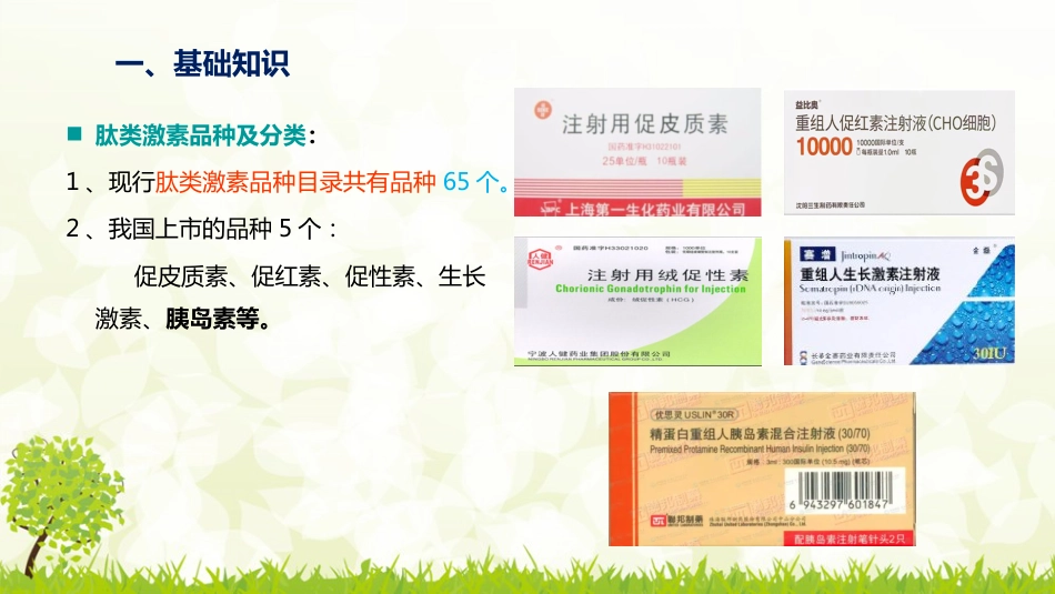 蛋白同化制剂、肽类激素知识培训_第4页