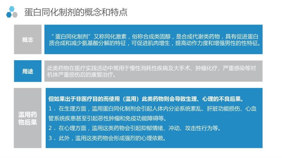 蛋白同化制剂、肽类激素知识培训课件_第4页