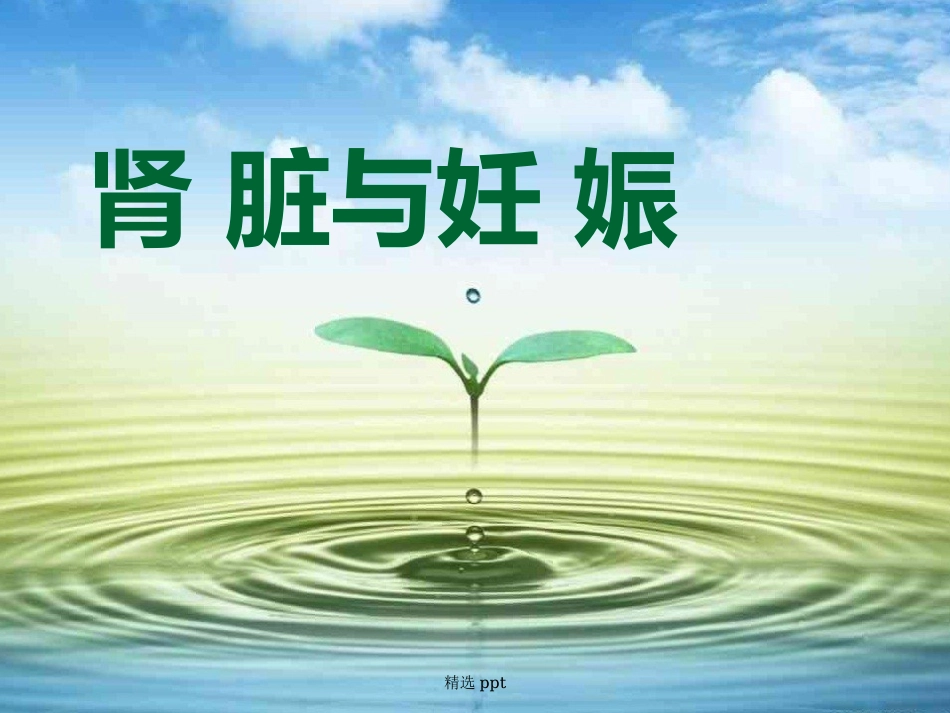 《妊娠与肾脏》_第1页