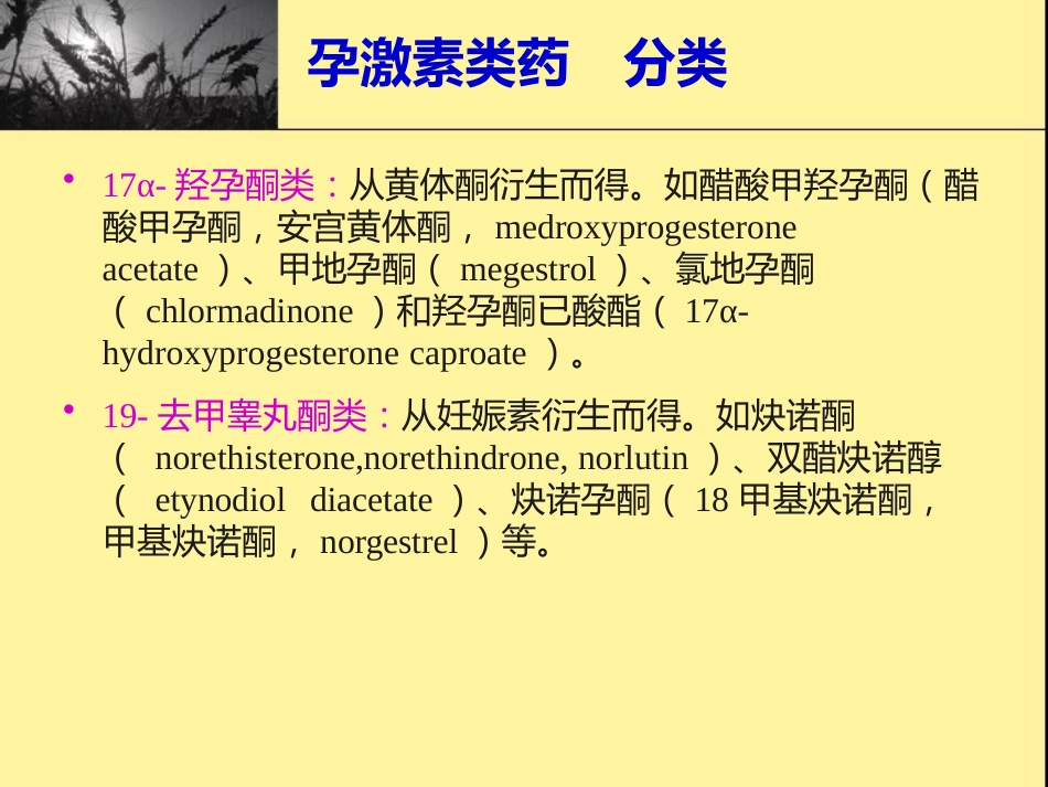 性激素类药物与避孕药-课件_第14页