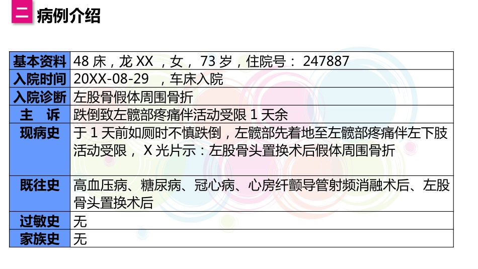 一例股骨假体周围骨折患者的个案护理_第5页