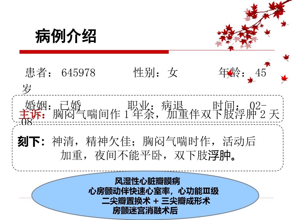 1例风湿性心脏病瓣膜置换术后并发电风暴患者的急救与护理_第3页