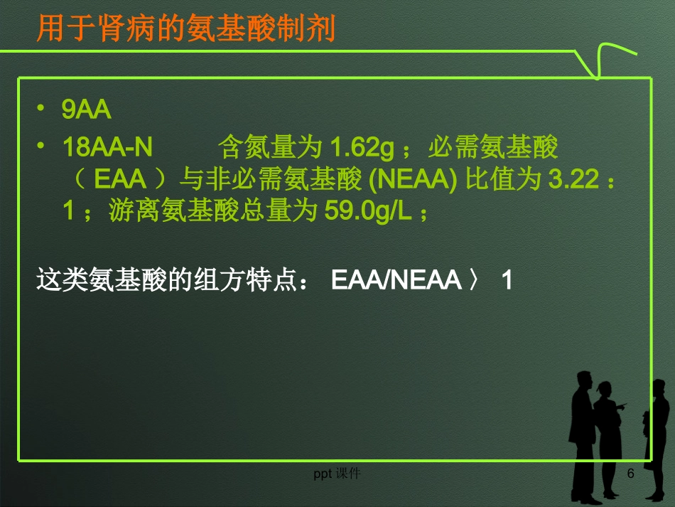 复方氨基酸注射液的类型及合理应用--ppt课件_第6页