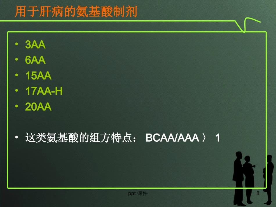 复方氨基酸注射液的类型及合理应用--ppt课件_第8页