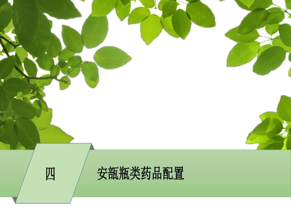静配中心PIVAS静脉药物配置的工作流程_第13页