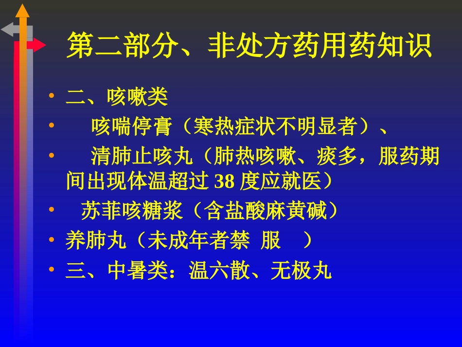 OTC用药知识及常见病症的自我用药_第2页