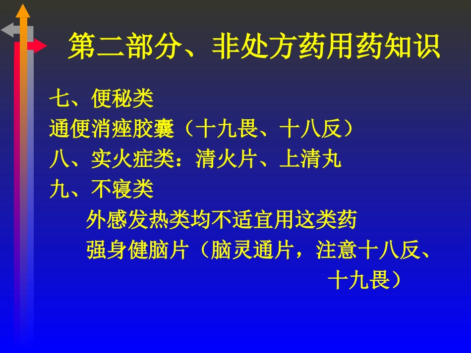 OTC用药知识及常见病症的自我用药_第4页