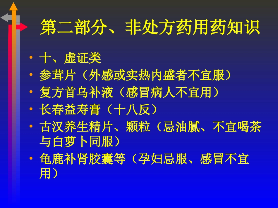 OTC用药知识及常见病症的自我用药_第5页
