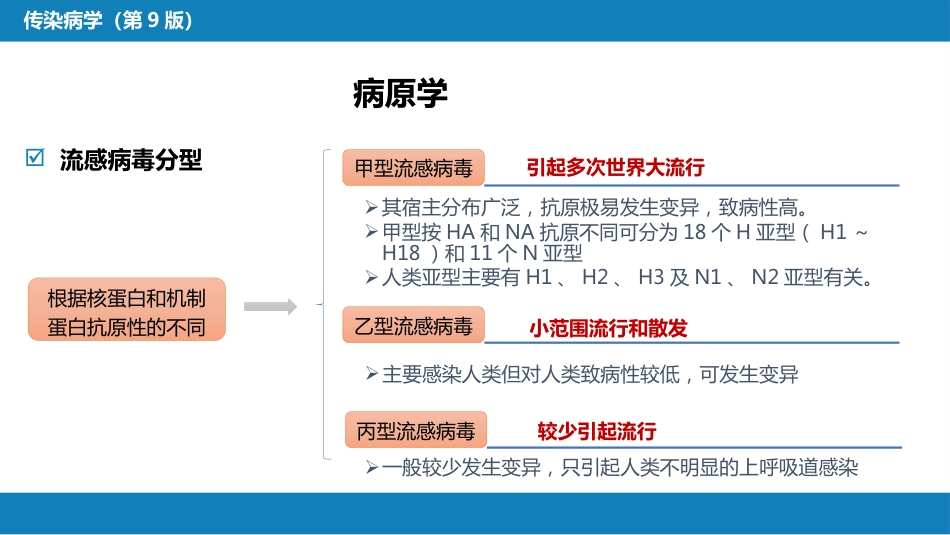 第二章 病毒性传染病 第三节 流行性感冒病毒感染_第7页
