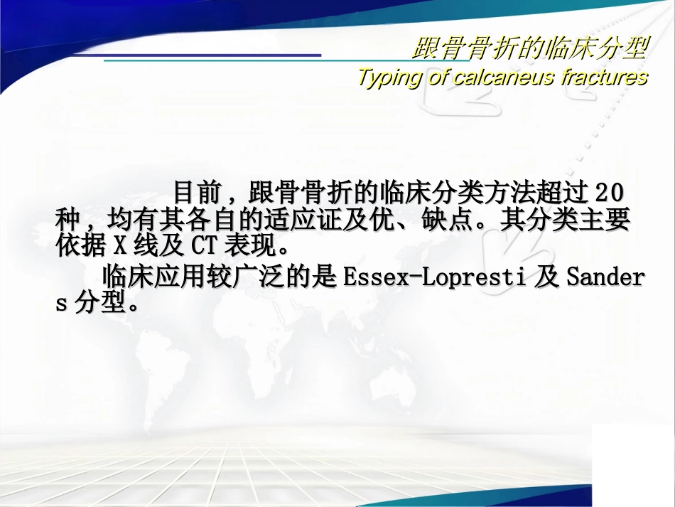 跟骨骨折的分型与治疗讲座_第8页