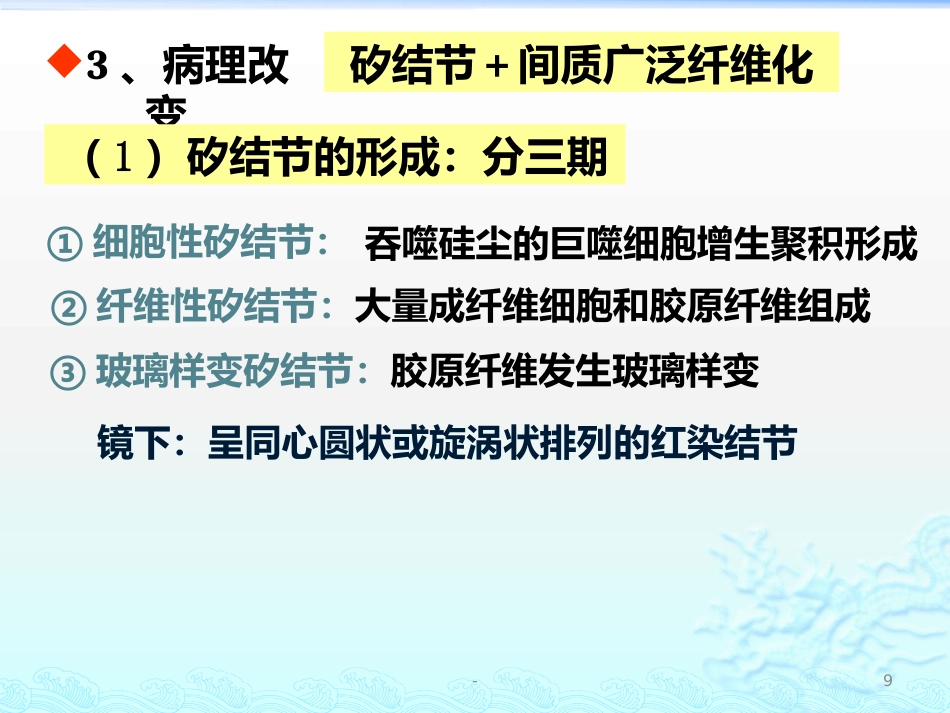 病理学 矽肺 肺心病 ARDS 肺癌ppt课件_第9页