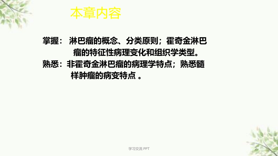 病理学淋巴造血系统疾病医学PPT课件_第2页