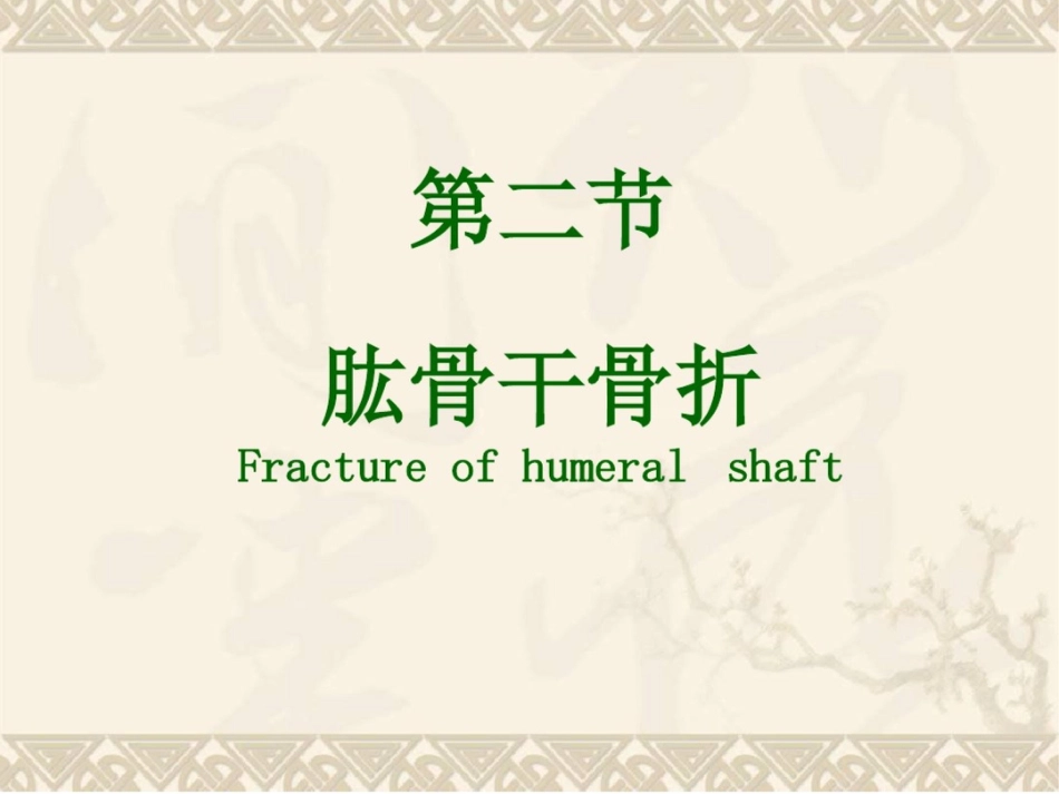 肱骨干骨折(课件)._第1页