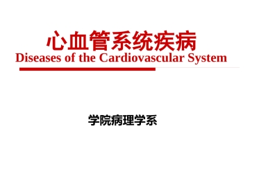 病理学 心血管系统疾病