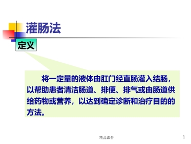 灌肠完整PPT课件