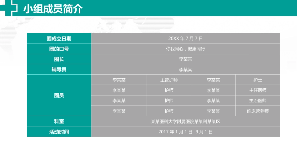 医院品管圈主题汇报模板09_第10页