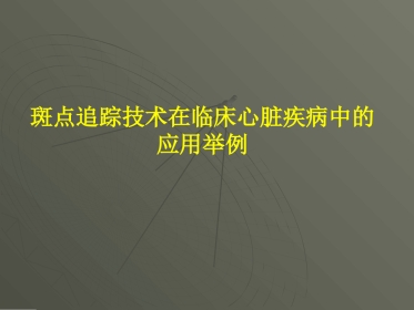 斑点追踪成像技术在临床心脏疾病中的应用文献复习