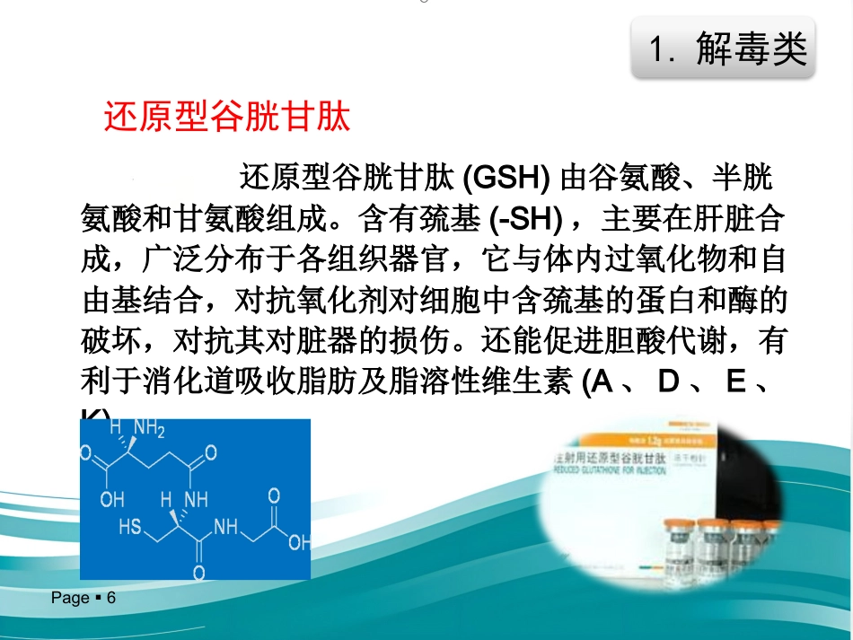 保肝药物分类及临床合理应用_第6页