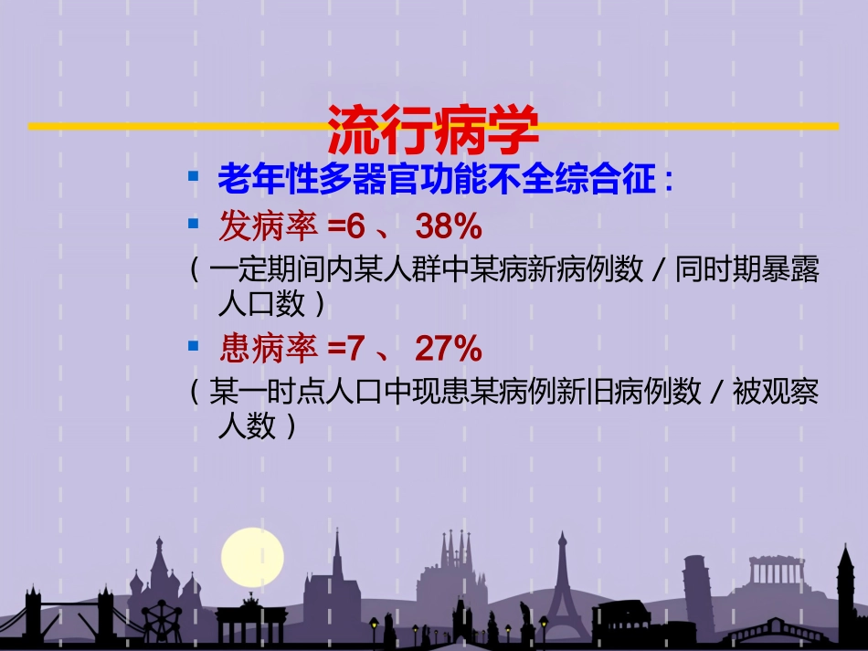 老年多器官功能障碍综合征 PPT_第4页