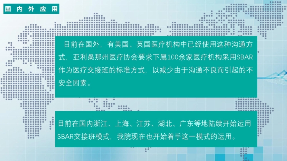 SBAR交接班模式在临床中的应用动态课件PPT模板_第4页